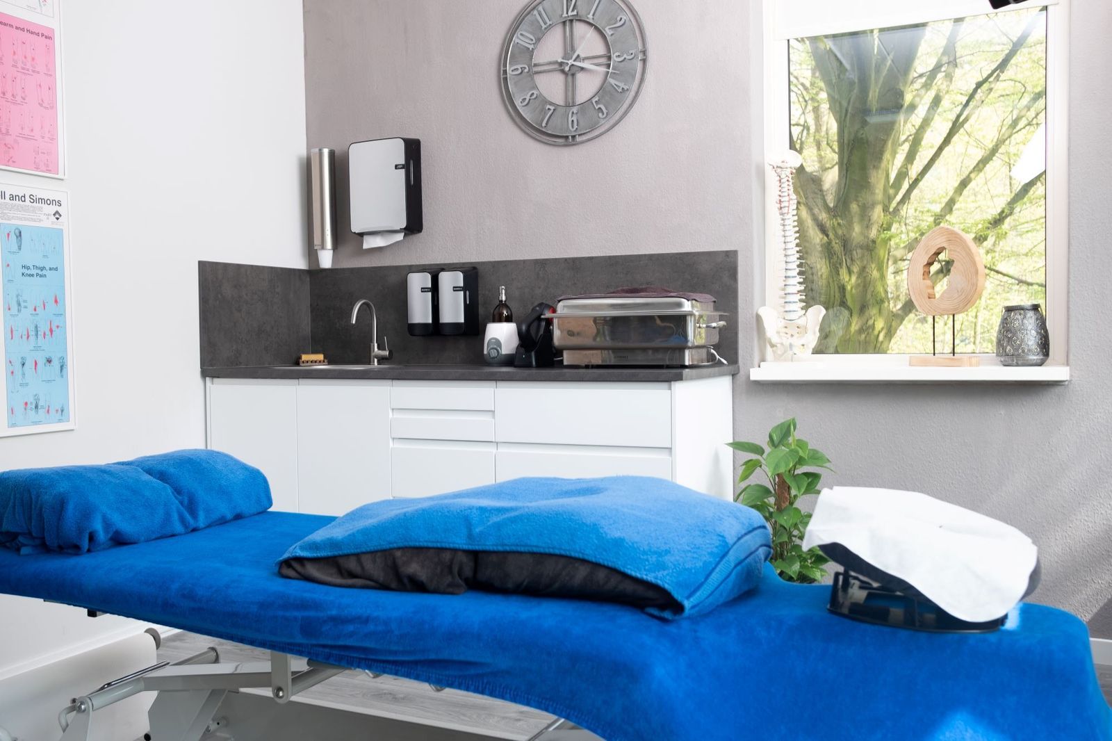 De behandelkamer van Massagepraktijk Medialis